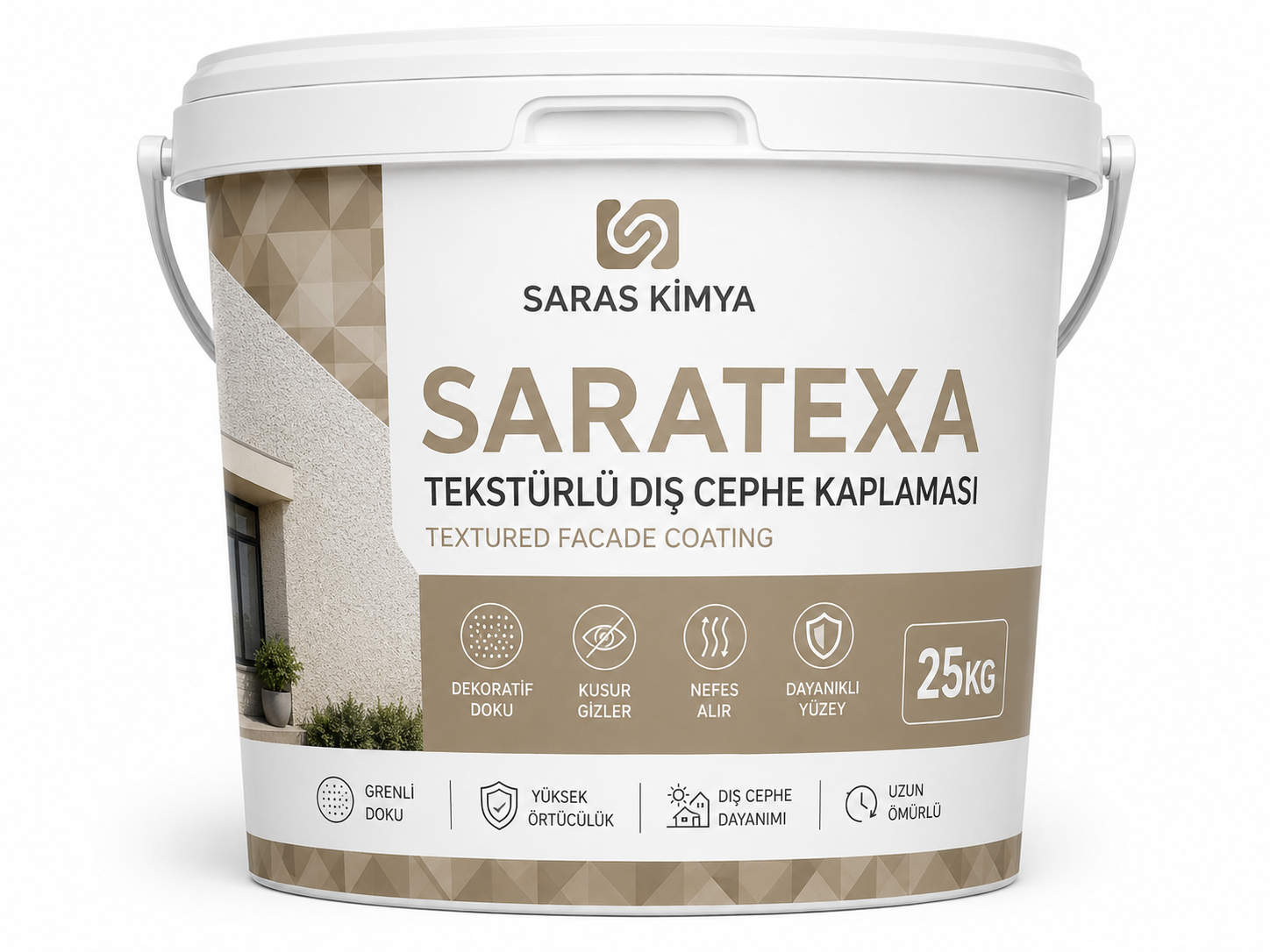 SARATEXA Tekstürlü Dış Cephe Kaplaması