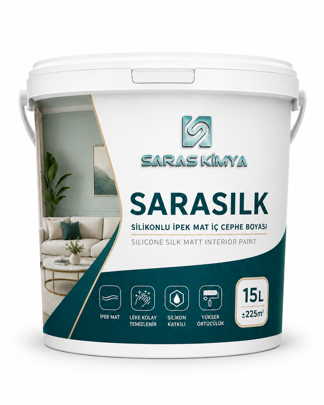 SARASILK Silikonlu İpek Mat İç Cephe Boyası