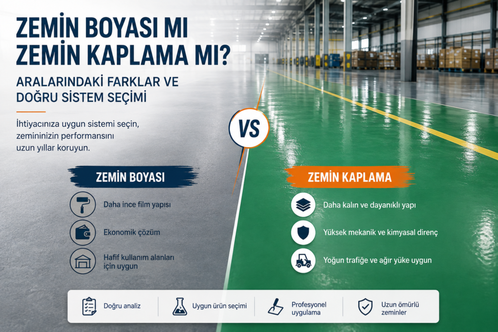 zemin boyası mı zemin kaplama mı